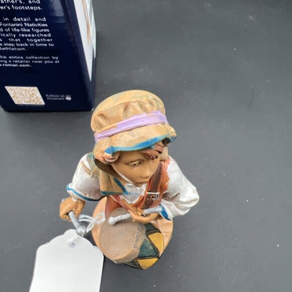 Fontanini Jareth Drummer Boy Heirloom Nativity Village 5" 1989 55103 Italy - Picture 7 of 8